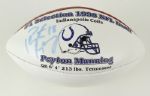 1998 Peyton Manning Indianapolis Colts Signed #1 Draft Pick Commemorative Football (JSA)
