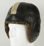 1930s circa Spalding Game Worn Football Helmet w/ 8 Strap Suspension System