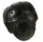 1930's circa Spalding Game Worn Football Helmet w/ 8 Strap Suspension System