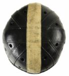 1930's circa Spalding Game Worn Football Helmet w/ 8 Strap Suspension System