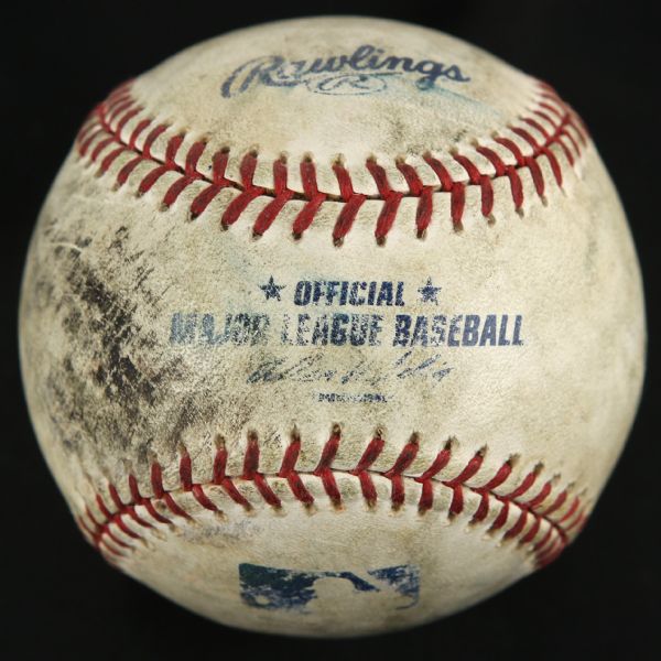 2008 Chicago Cubs National League Central Division Clinching Game Used Baseball (MEARS LOA)