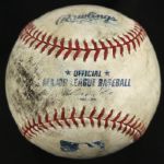 2008 Chicago Cubs National League Central Division Clinching Game Used Baseball (MEARS LOA)
