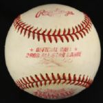 2000 All-Star Game OML Selig Game Used Baseball (MEARS LOA)