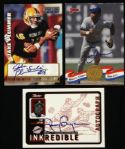 1992-99 Tony Gwynn Roberto Alomar Jake Plummer 3 Card Signed Trading Card Lot (JSA)