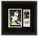 2007 Frank Thomas Jim Thome Chicago White Sox Framed Display Collection - Lot of 2 w/ Ticket From Thome's 500th Home Run Game