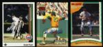 1989-96 Nolan Ryan Catfish Hunter Brooks Robinson Signed Baseball Cards - Lot of 3 (JSA)
