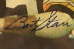 1968 Bart Starr Green Bay Packers Signed 15 x 19 Framed Sporting News (JSA)