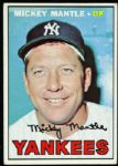 1967 Topps #150 Mickey Mantle New York Yankees Baseball Card #150