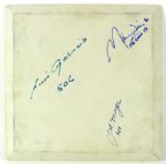 1980s Joe Morgan Maury Wills Luis Aparicio Multi Signed Base (JSA)