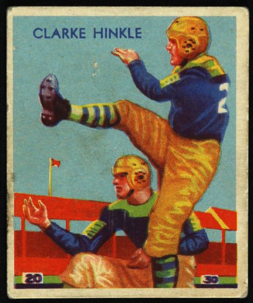 1935 National Chicle Clarke Hinkle Green Bay Packers Football Card #24