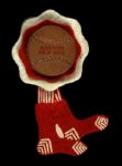 1950s circa Boston Red Sox 1 3/4" Keezer Manufacturing Company Cloth Pin 