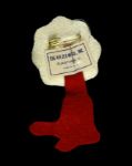 1950's circa Boston Red Sox 1 3/4 Keezer Manufacturing Company Cloth Pin 