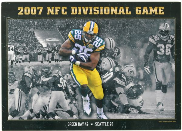 2007 Green Bay Packers NFC Divisional Game 15" x 21" Foam Mounted Photo Collage