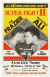 1974 (January 28) Muhammad Ali Joe Frazeir Super Fight II Heavyweight Championship Bout 14" x 22" Closed Circuit TV Broadside  