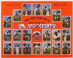 1969-89 New York Mets "Miracle Mets" Collection - Lot of 2 w/ 1969 NL Champions Pennant & 16" x 20" Multi Signed Card Sheet (JSA)