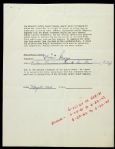 1962 Willie Mays San Francisco Giants Gillette Razor Signed Contract (JSA)