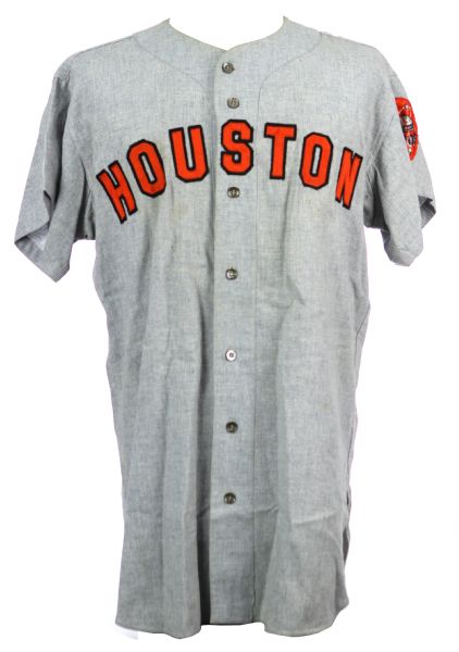 1969-71 Jim Bouton Houston Astros Game Worn Road Jersey (MEARS LOA)