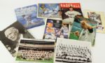 1960-93 Baseball Publication & Print Collection - Lot of 49 w/ Connie Mack 50th Anniversary Program & More