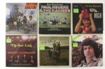 1960's-80's Signed Long Playing Record Album Collection - Lot of 27 w/ 23 Signed
