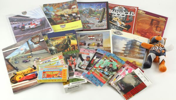 1977-2007 Indianapolis 500 Program & Ticket Stub Collection - Lot of 70