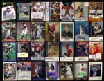 1991-2005 Baseball Football Basketball Card Signed Collection Steve Carlton Don Mattingly Michael Irvin Frank Robinson (Lot of 70)