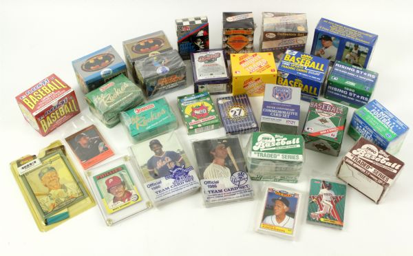 1959-1993 Baseball Card Collection w/ Signed 8" x 10" Photos Cards Sets Over 1,000+ Cards (JSA)