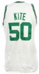1985-88 Greg Kite Boston Celtics Game Worn Home Jersey (MEARS A10)