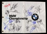 2013 BWM Championship Signed 13" x 17 1/2" Golf Flag w/ 20 Signatures Zach Johnson Luke Donald Ian Poulter Rickie Fowler (JSA)