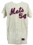 1969-70 Rube Walker New York Mets Game Worn Home Uniform (MEARS LOA)