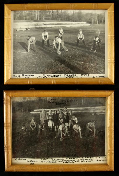 1949 Rawson 5th Grade Champion Football Team 6" x 8" Framed Photo Collection - Lot of 2
