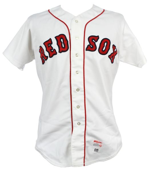 1983 Tommy Harper Boston Red Sox Game Worn Home Jersey (MEARS LOA)