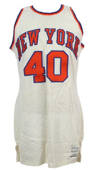 1979-84 Marvin Webster New York Knicks Game Worn Home Jersey (MEARS A10)