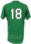 1995-97 Terry Bevington Chicago White Sox Signed St. Patrick's Day Batting Practice Jersey (MEARS LOA/JSA)