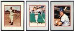 1960's-2000's Signed Hall of Fame Star Collection Mickey Mantle John Wooden Frank Robinson Robin Yount Paul Molitor - Lot of 22 Framed (JSA)