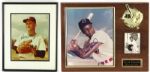 1960's-2000's Signed Hall of Fame Star Collection Mickey Mantle John Wooden Frank Robinson Robin Yount Paul Molitor - Lot of 22 Framed (JSA)