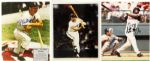 1960's-2000's Signed Hall of Fame Star Collection Mickey Mantle John Wooden Frank Robinson Robin Yount Paul Molitor - Lot of 22 Framed (JSA)