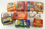 1919-90's Baseball Basketball Hockey Card Collection 1,500+ w/ Stan Musial Bill Russell Oscar Robertson
