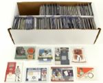 1990s-2000s Baseball Baseball Football Game Used Trading Cards Jeter Favre Ripken Pujols Marino Puckett (Lot of 135)