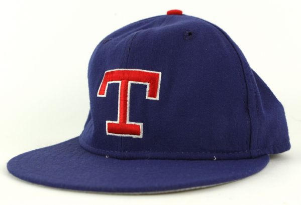 1989-93 Kevin Brown Texas Rangers Signed Game Worn Cap (MEARS LOA/JSA) 