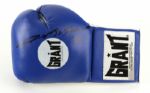 2000s Sugar Ray Leonard Multi-Division World Champion Boxer Signed Grant Elvis Boxing Glove (JSA)