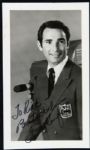 1960s late Sandy Koufax Los Angeles Dodgers Signed 3" x 5" NBC Sports Photo (JSA)