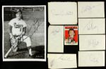 1970s Baseball Football Basketball Signed Collection - Lot of 17 (JSA)