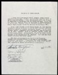 1993 Joe Frazier World Heavyweight Champion Signed & Notarized Affadavit (JSA/Frazier Family LOA)