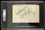 1983 Wayne Gretzky Edmonton Oilers Signed 4" x 6" Index Card (PSA/DNA) 