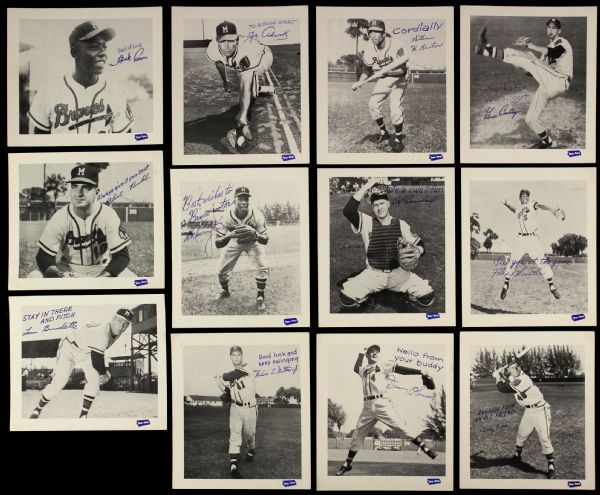 1957 Spic and Span Milwaukee Braves Complete Set w/ Hank Aaron Warren Spahn Eddie Mathews