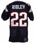 2013 Leaf Stevan Ridley New England Patriots Signed Custom Jersey (JSA Basic Certificate)
