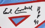 2013 Leaf Earl Campbell Houston Oilers Signed Custom Jersey (Leaf Authentics Certificate)