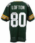 2013 Leaf James Lofton Green Bay Packers Signed Custom Jersey (Leaf Authentics Certificate)
