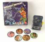 1971 Mattel Instant Replay Record Player w/ Original Box and 6 Records