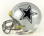 1980's circa Earl Campbell Dallas Cowboys Signed Full Size Riddell Helmet (JSA)